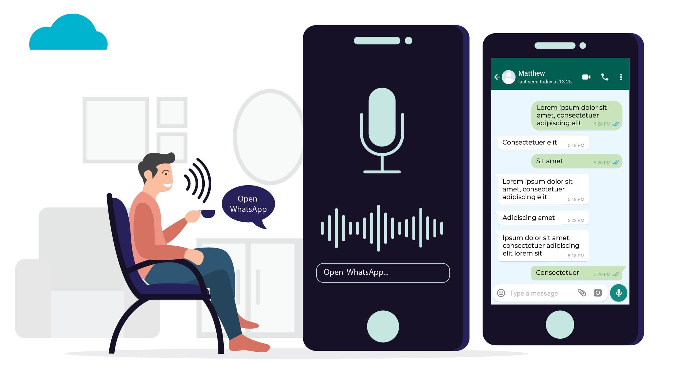 Voice-to-Visual Notes App